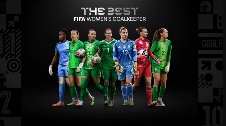 FIFA年度最佳女足守门员候选：汉普顿、科尔、恩德勒入围